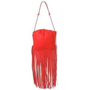 Bottega Veneta Fringe Red The Clutch Pouch Bag